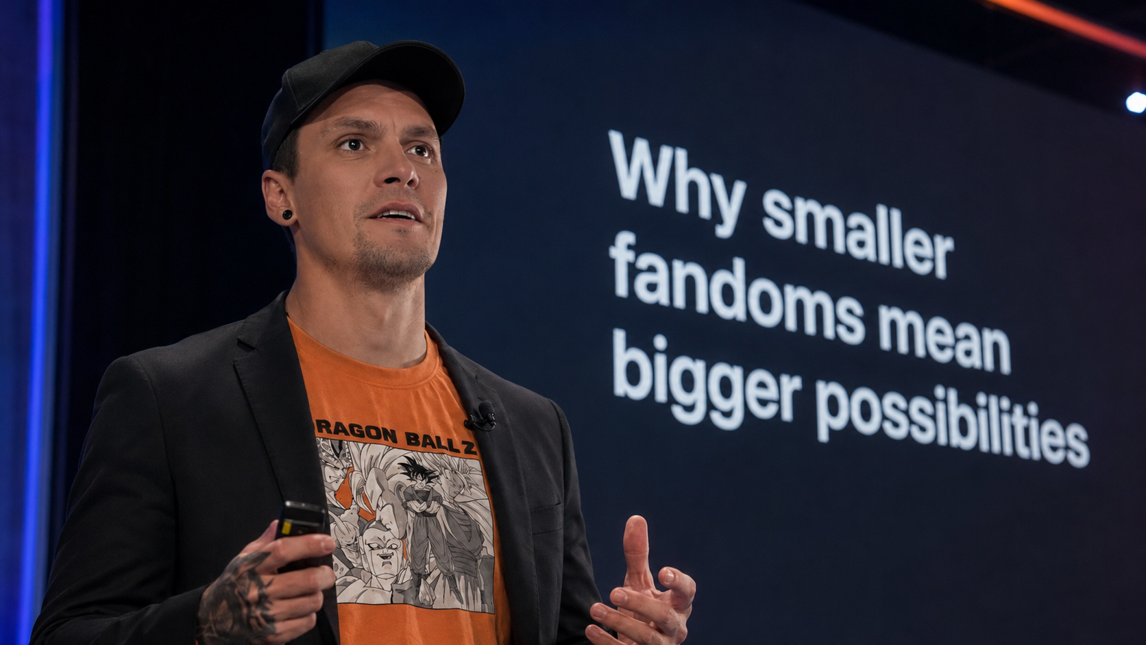 Fandom Speaker. Fandom Expert Keynote Talk. Calvin Innes