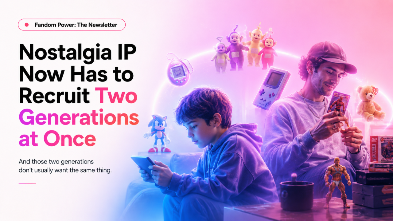 Nostalgia IP has to work acros multiple generations